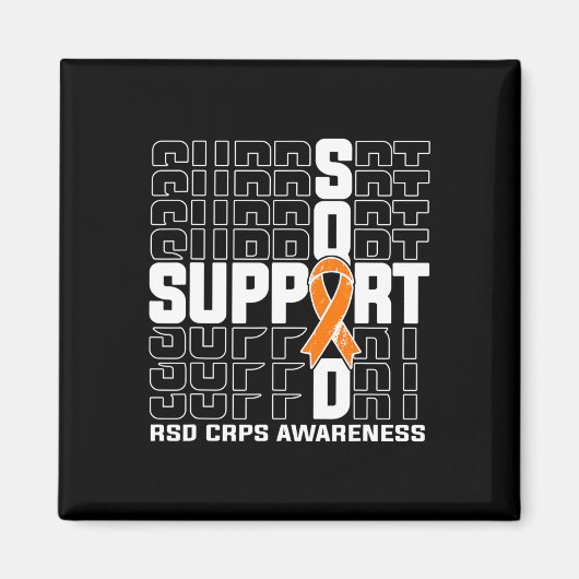 サポートスクワッドRSD CRPS認識度2 マグネット (正面)