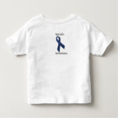 サポートスピーチの失行症の認識度のワイシャツ トドラーTシャツ (裏面)