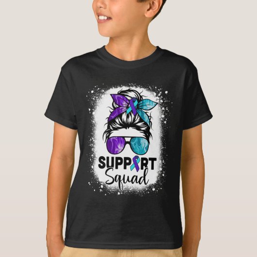 サポートチーム だらしないお団子 自殺予防啓発 Tシャツ (正面)