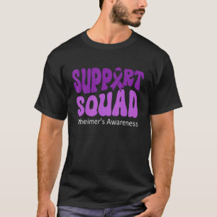 サポートチーム パープルリボン アルツハイマー病啓発 Tシャツ