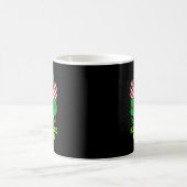 サポートチーム 緑のリボン 腎臓病 コーヒーマグカップ (中央)