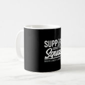 サポートチーム 脳腫瘍 サポート 脳がん コーヒーマグカップ (正面左)