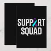 サポートチーム 自殺予防意識を支援する 招待状 (正面/裏面)