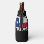 サポートテキサス州Iテキサス州Texan国旗と立つ ボトルクーラー (ボトル裏面)