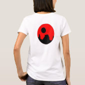 サポートネイティブアメリカンは女性のTシャツを訂正します Tシャツ (裏面)