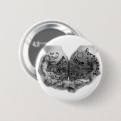 サポートボタンだけの手 缶バッジ (正面&裏面)