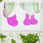 サポート乳癌の認識度 キッチンタオル (折り畳み)