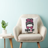 サポート分乱雑Bunピンクの戦士の乳がん クッション (椅子)