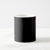 サポート分娩乳がん認識度ピンクリボン コーヒーマグカップ (中央)