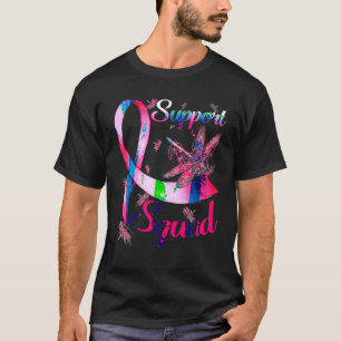 サポート分娩乳がん認識度ピンクリボン Tシャツ