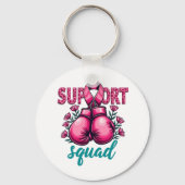 サポート分母がん認識度手袋箱 キーホルダー (正面)