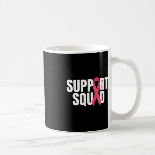 サポート分隊ピンクリボン乳がん認識度 コーヒーマグカップ (右)