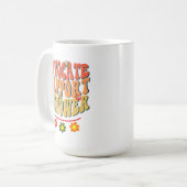 サポート力の擁護、ソーシャルワーカーのレトロ コーヒーマグカップ (正面左)