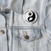 サポート動物の権利ボタン 缶バッジ (インサイチュ)