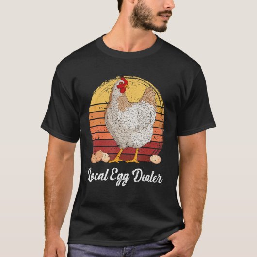 サポート地元の卵販売店鶏の卵の恋人Wom Tシャツ (正面)