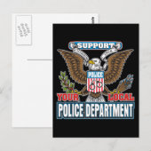 サポート地元警察 ポストカード (正面/裏面)