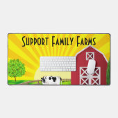 サポート家族の農場 デスクマット (キーボード&マウス)
