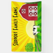 サポート家族の農場 横断幕 (縦)