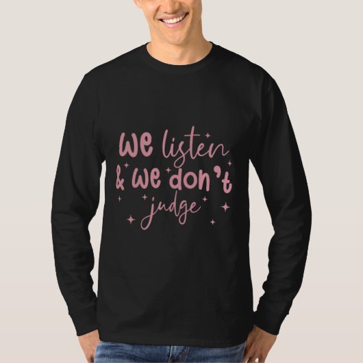 サポート引用文ステッカー Tシャツ (正面)