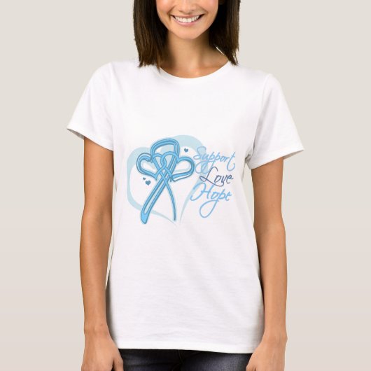 サポート愛希望-前立腺癌 Tシャツ (正面)