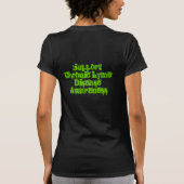 サポート慢性のLyme Tシャツ (裏面)
