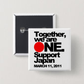 サポート日本ボタン 缶バッジ (正面&裏面)