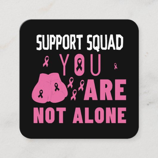 サポート班お一人ではない スクエア名刺 (正面)