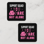 サポート班お一人ではない スクエア名刺 (正面/裏面)