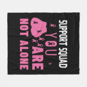 サポート班お一人ではない フリースブランケット (正面(横))