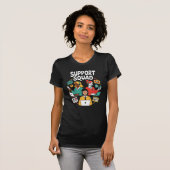 サポート班 – カスタマーサービスヒーローUnite Tシャツ (正面フル)