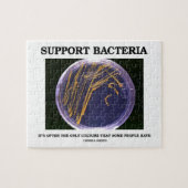 サポート細菌は何人かの人々しか培養しません頻繁に ジグソーパズル (横)