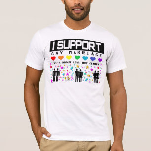 サポート結婚 Tシャツ