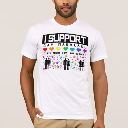 サポート結婚 Tシャツ (正面)