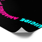 サポート自殺認識度花自殺予防 ポスター (角)