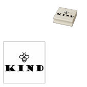サポート自然- Be "Bee" Kind ラバースタンプ (押印)