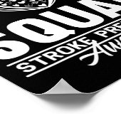 サポート認識度分隊ハート脳卒中プレブ ポスター (角)