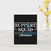 サポート認識度分隊I少年T1dタイプ1 Diab カード (黄色い花)