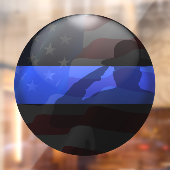 サポート警察の細い青い線のウィンドウの固定 ウィンドウサイン (シート2)