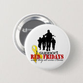 サポート赤金曜日 缶バッジ (正面&裏面)