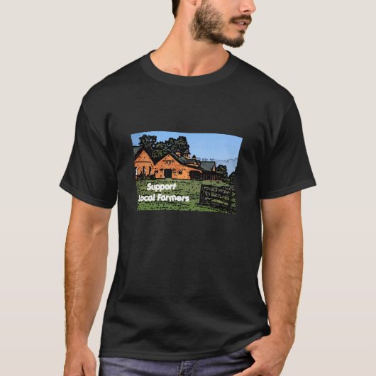 サポート農家のカラフルのTシャツ Tシャツ (正面)