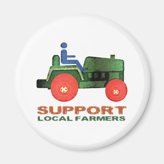 サポート農家 マグネット (正面)