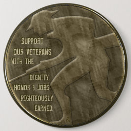サポート退役軍人 缶バッジ