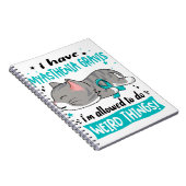 サポート重症筋無力症認識度リボンギフト ノートブック (右側)