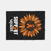 サポート・スクワッド・シャツ フリースブランケット (正面(横))