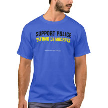 サポート・ポリス、民主党Tシャツの資金繰り除き