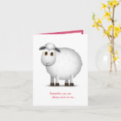 サポート/勇気付けられる/友好関係 カード (黄色い花)