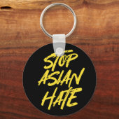 サポートAAPIストップ認識度Asian Hate キーホルダー (正面)