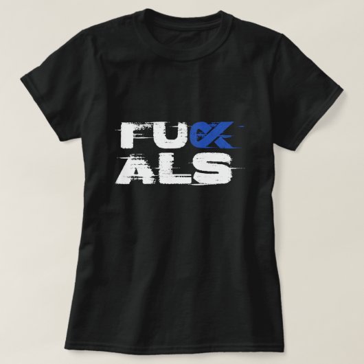 サポートALS認識度 Tシャツ (デザイン正面)