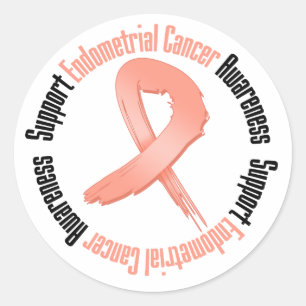 サポートEndometrial蟹座の認識度 ラウンドシール
