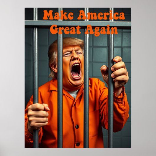 サポートKamala Walz Justice Trump おもしろい Sathire ポスター (正面)